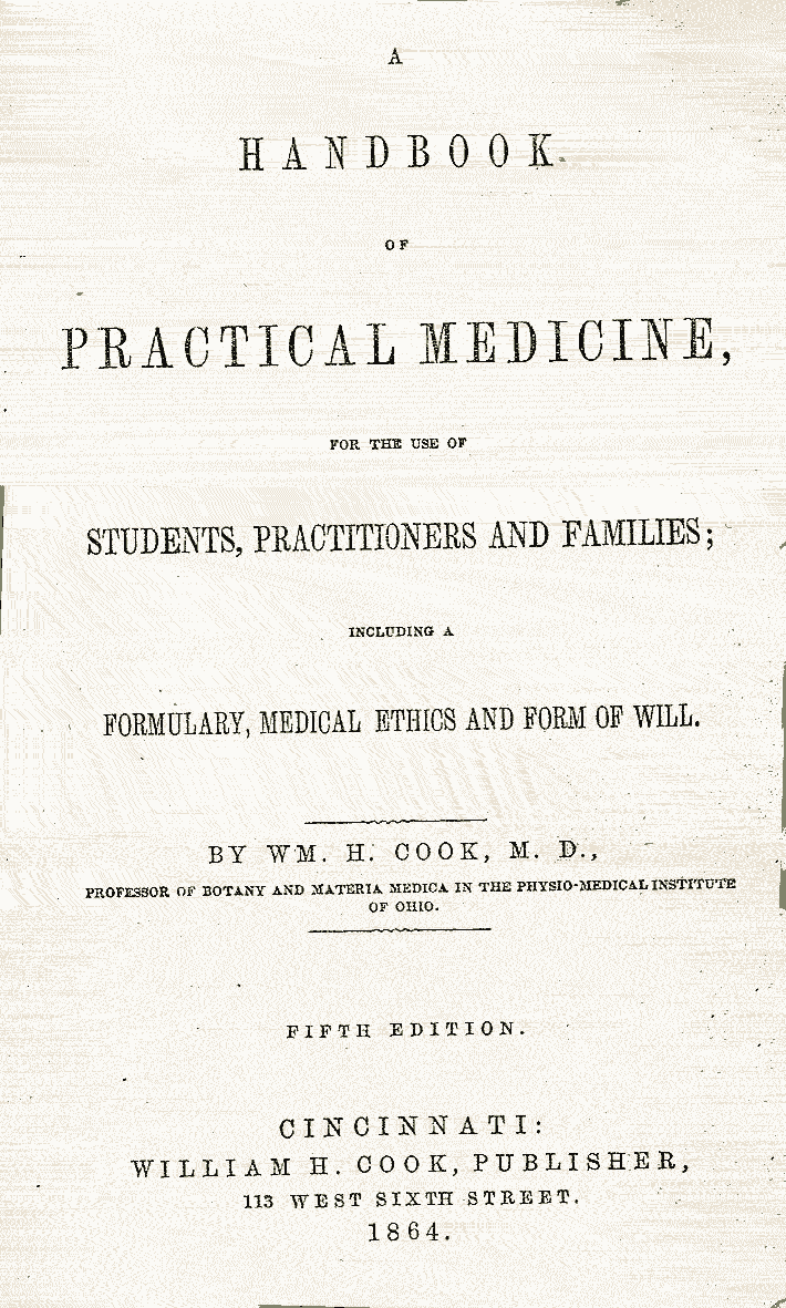 William Cook Title Page